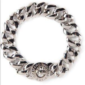 Marc Jacobs silver katie turn lock bracelet